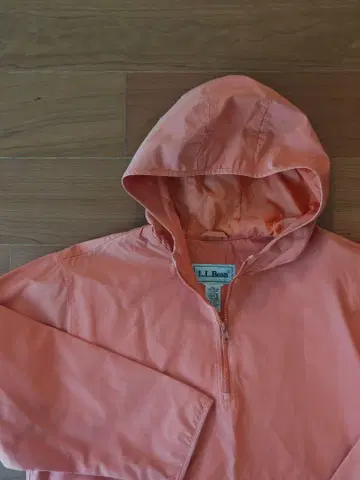 L.L.Bean 후드 부착 나일론 자켓 코랄