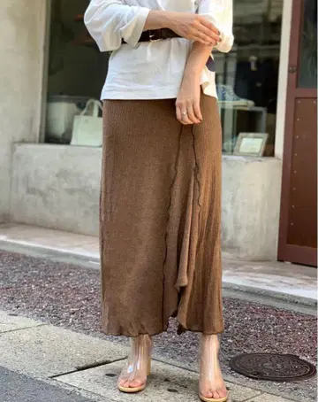 [ TODAYFUL ] Jacquard Slit Skirt