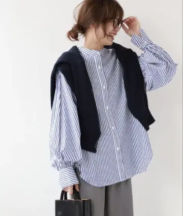 저널 스탠다드 relume 개더 슬리브 셔츠 [새상품급]