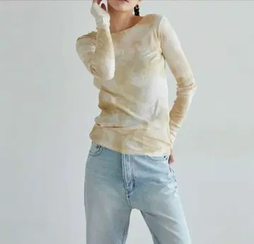 시루무린 Light Sheer RIB Fit 상의 타이 다이