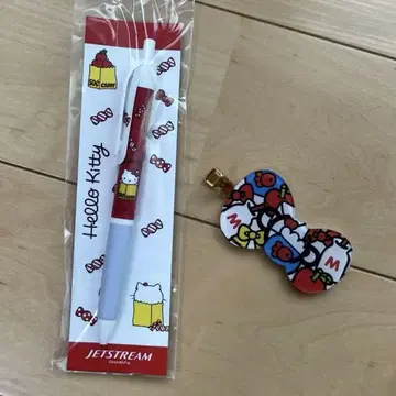 헬로키티전 시크릿 앞머리 클립 & 볼펜