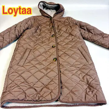 Loytaa 로유타 퀼팅 코트 보아 안감 롱 코트 L
