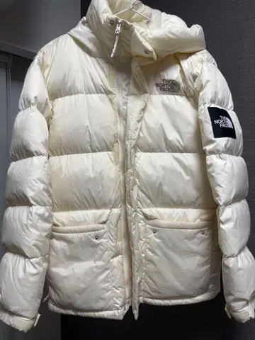 THE NORTH FACE 화이트 다운 자켓