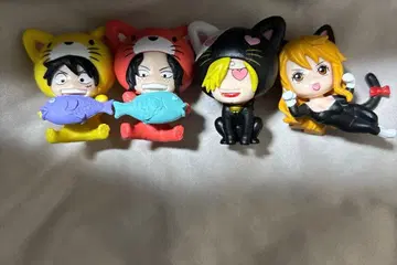 원피스 냥피스 루피 에이스 상디 나미 4체 세트