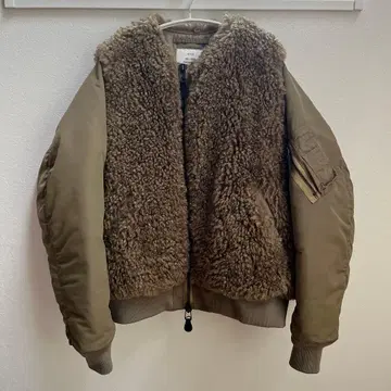 HYKE FAUX SHEARLING TYPE MA-1 [ size1 ]