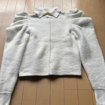 비비비 BIBIY 니트 화이트 니트