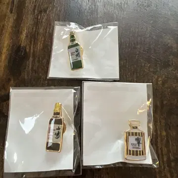 산토리 야마자키 히비키 하쿠슈 핀 배지 3개 세트