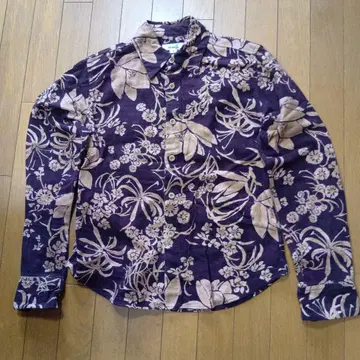 45rpm 꽃무늬 긴팔 셔츠 사이즈 3