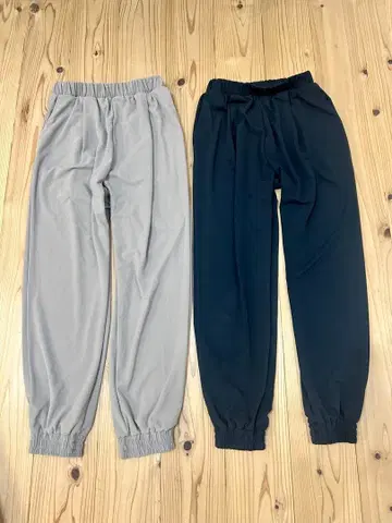 UNIQLO 크레이프 조거 팬츠 2색 세트 S 사이즈