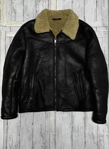 인기 ZARA 페이크 무스탕 B-3 플라이트 자켓 보아 T백