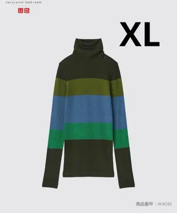 [ 유니클로 x 프린세스 탐탐 ] 히트텍 심리스 리브 터틀넥 T XL