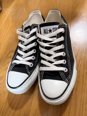ALL STAR 블랙 레이스업 스니커즈