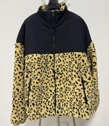 ZARA 보아 자켓 레오파드 무늬 L-XL