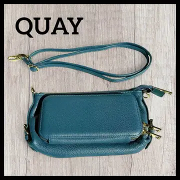 [새상품급] QUAY 천연 가죽 지갑 숄더 2way 예쁜 가방 외출용