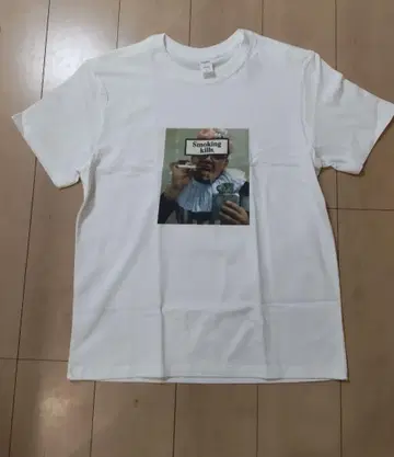 새상품 쿠키 smoking kills T 셔츠 남녀 공용
