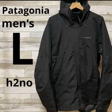 Patagonia 스톰 자켓 h2no 블랙 men's L 방수 방풍