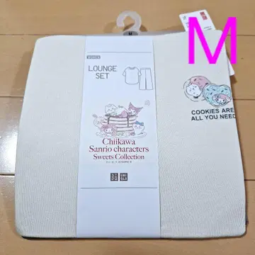 새상품 유니클로 치이카와 (먼작귀) 산리오 캐릭터즈 라운지 세트 M