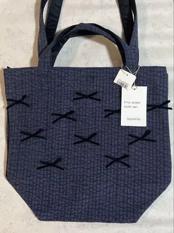 gypsohila 지프소필리아 리본 백 ClassBag 네이비