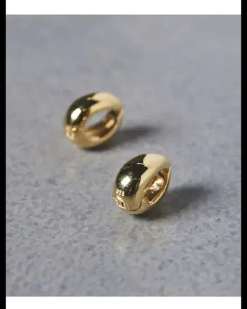 유나이티드 애로우즈 UWSC 티어드롭 귀찌 GOLD