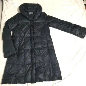 theory luxe 롱 다운 숄카라 내장 푸드코트 블랙