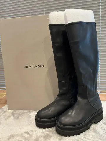 JEANASIS 블랙 롱 부츠 LL