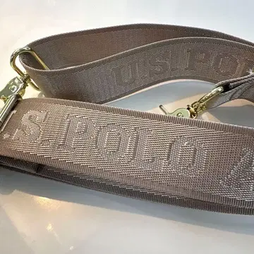 U.S. Polo Assn. 베이지 숄더 스트랩만