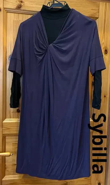 시빌라 다크 퍼플 부드러운 원피스