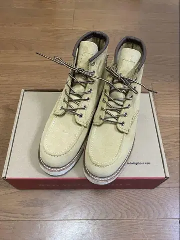 RED WING SHOES 베이지 워크 부츠