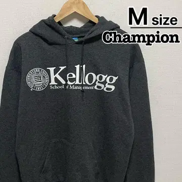 Champion ECO FREECE 후드티 M 다크 그레이 칼리지