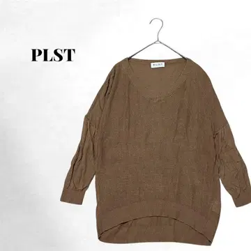 [플라스테] 코튼 스웨터 긴팔 루즈핏 V넥 심플 무지 성인