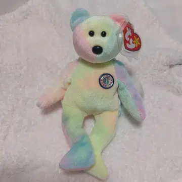 택 포함 새상품급 Ty 벌스데이 베어 약 30cm