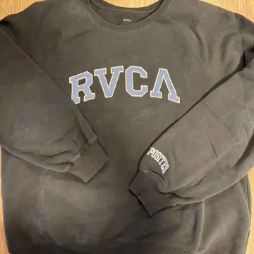 RVCA 블랙 맨투맨 트레이닝복