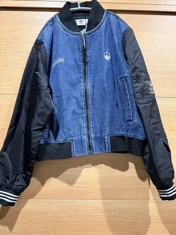 adidas 데님 봄버 자켓 M