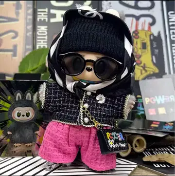 Labubu BIGBANG G-DRAGON 지용 봉제 인형 의류 라부부