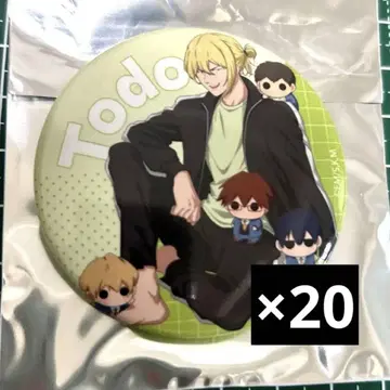 망각 배터리 토도 아오이 TSUTAYA 봉제 인형과 함께 캔뱃지 20개