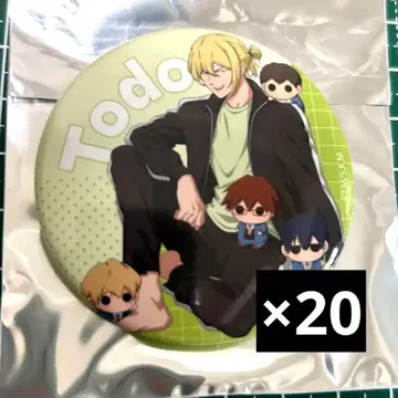 망각 배터리 토도 아오이 TSUTAYA 봉제 인형과 함께 캔뱃지 20개