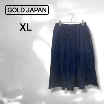 [골드 재팬] 가우초 팬츠 짧은 기장 심플 네이비 XL