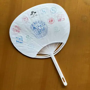 만박 스탬프 부채 이탈리아관