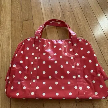 Cath Kidston 캐스키드슨 도트 무늬 빨간색 보스턴 백