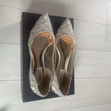 BADGLEY MISCHKA 실버 펌프스