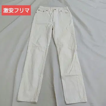 Levi's 화이트 스트레이트 데님 사이즈 13