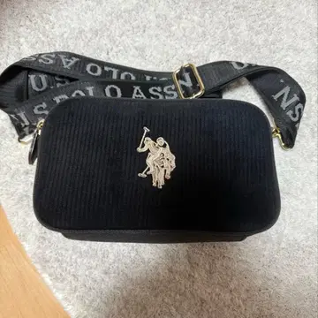 US POLO ASSN. 코듀로이 숄더백