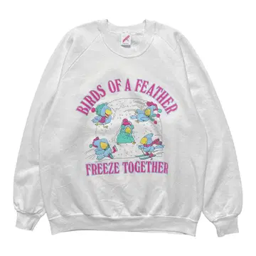 구제 의류 USA제 90S 빈티지 맨투맨 트레이닝복 애니멀 프린트