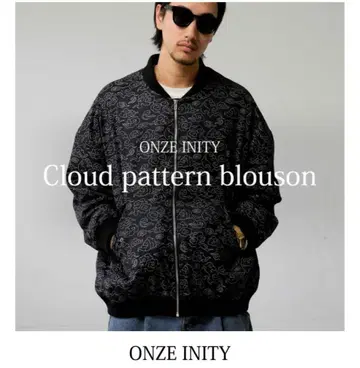 ONZE INITY Cloud pattern blouson
