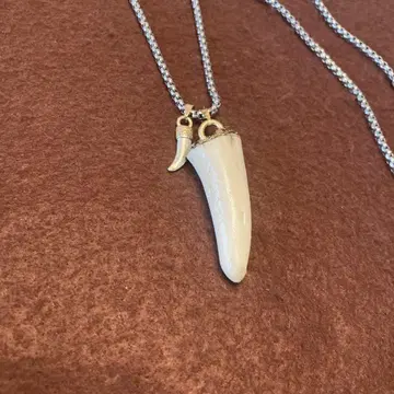 에조 사슴 뿔 펜던트 목걸이