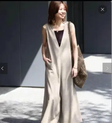 JOURNAL STANDARD relume V넥 세미 와이드 살로펫