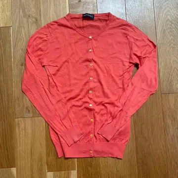 JOHN SMEDLEY 존스메들리 긴팔 가디건 S 오렌지