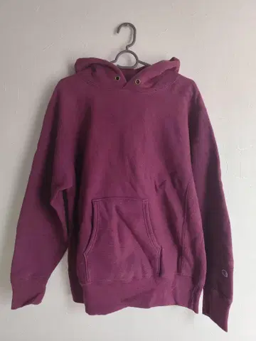 Champion Reverse Weave 후드티 L 버건디