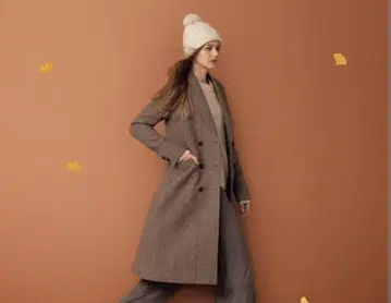 [ UNIQLO ] 이네스 콜라보 트위드 코트 체스터 코트