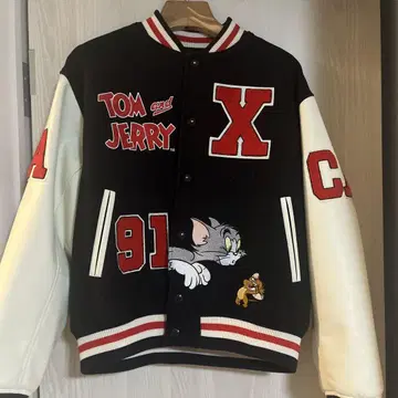 XLARGE 톰과 제리 바시티 자켓